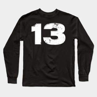 13 Vintage Cracked Long Sleeve T-Shirt